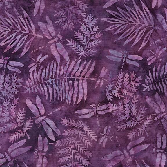 Sunny Meadow - Dragonfly Ferns Purple 122202470