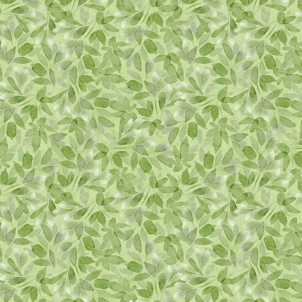 Tonal Leaves Green - Petal Whispers W110-020-660