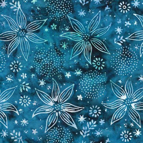Vines & Sprigs - Large Floral Mix Blue Azure 712408540