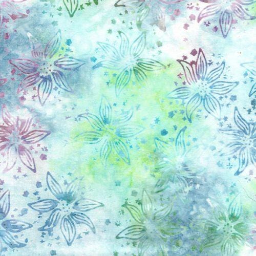 Vines & Sprigs - Large Floral Multi Turquoise Green 712414851