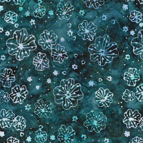 Vines & Sprigs - Small Floral Teal 712410960