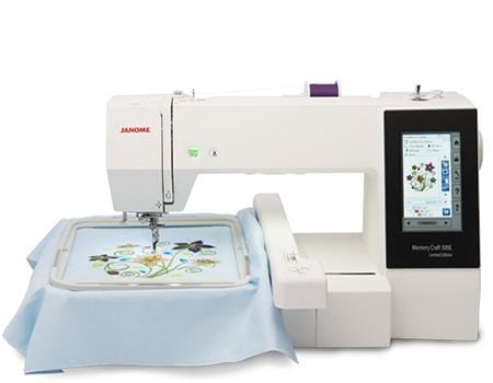 Janome: Memory Craft 500E Limited Edition Embroidery Machine MC500E-LE