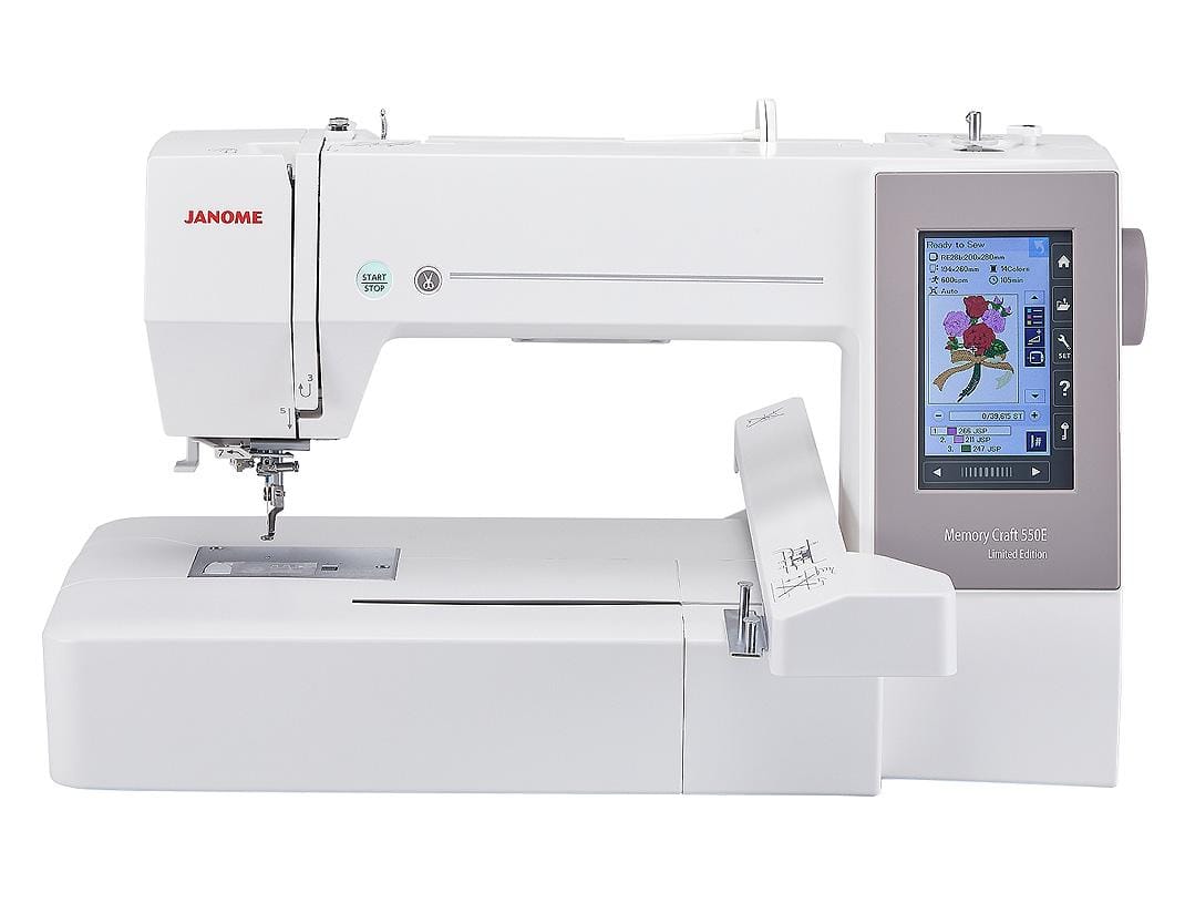 Janome: Memory Craft 550E Limited Edition Embroidery Machine MC550E-LE