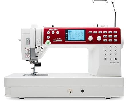 Janome Memory Craft 6650 sewing and quilting machine (Janome shown as the value benchmark)