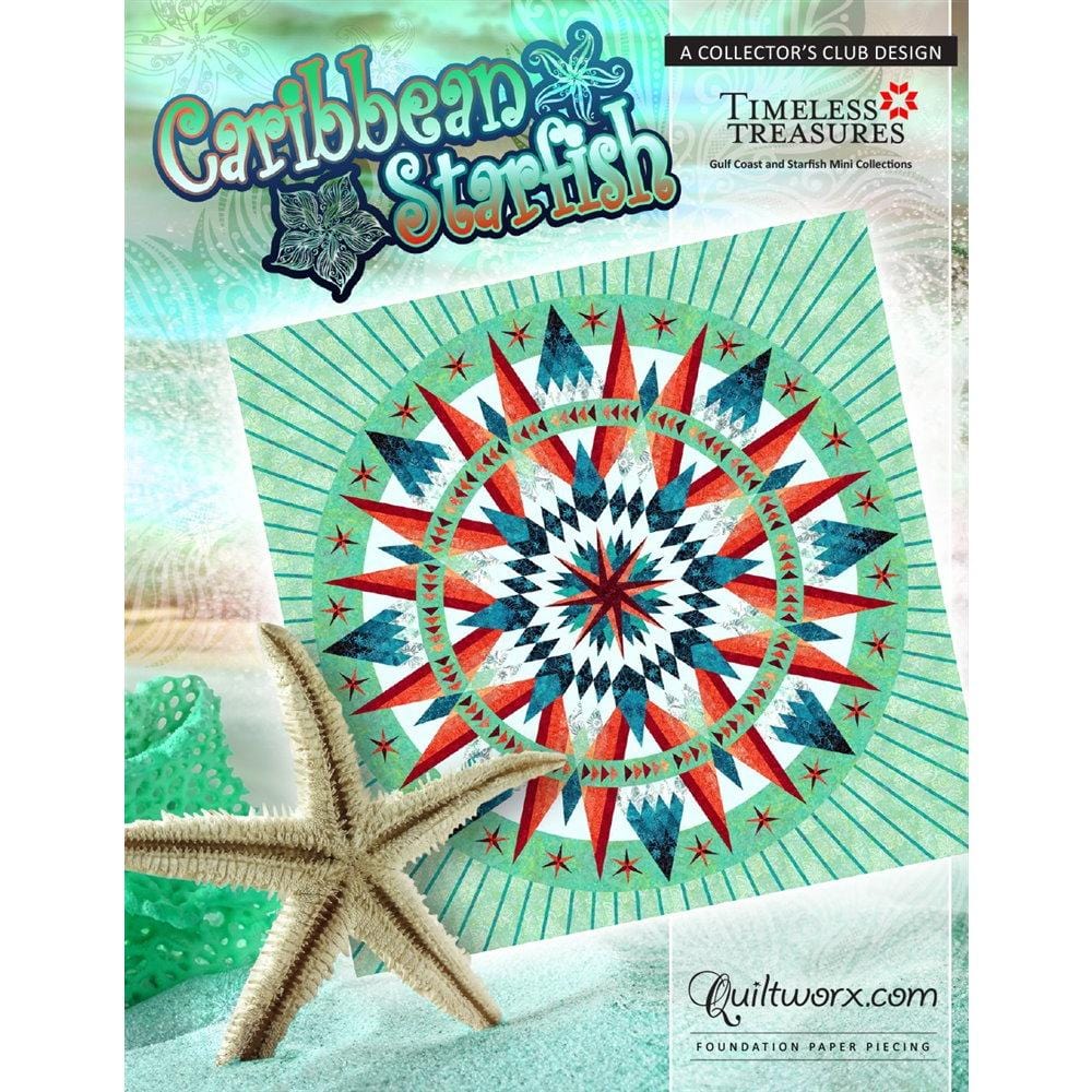 Caribbean Starfish Quilt Pattern JNQ00222P3