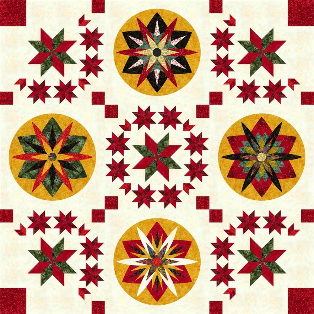 Home for the Holidays Yellow Quilt Kit JNQ00266K3