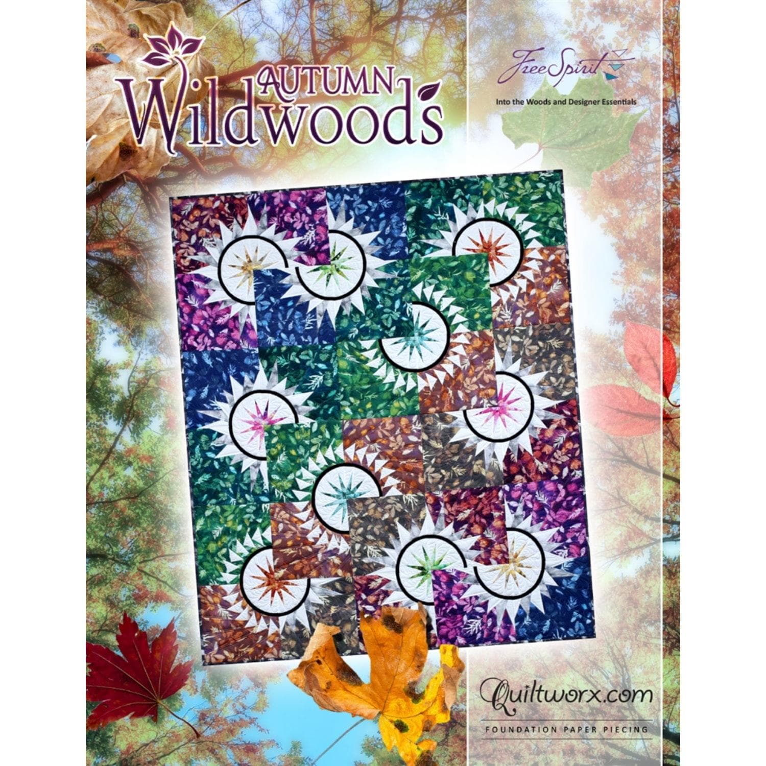 Judy Neimeyer Quiltworx - Autumn Wildwoods Quilt Pattern JNQ00275P11-WS