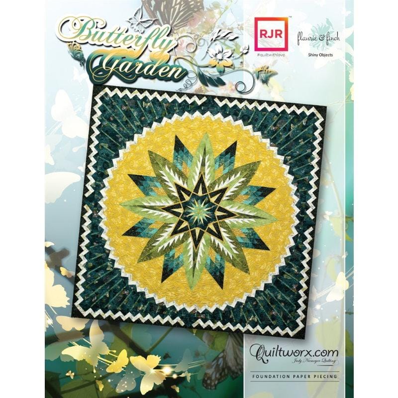 Judy Niemeyer Quiltworx - Butterfly Garden Quilt Pattern JNQ196P2