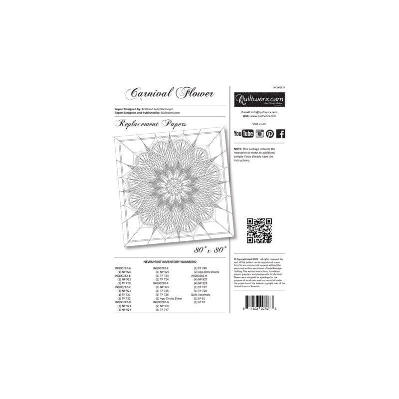 Judy Niemeyer Quiltworx - Carnival Flower Replacement Papers Wall JNQ00282R1