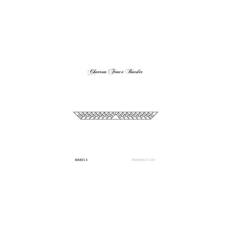 Judy Niemeyer Quiltworx - Chevron Fence Border Pattern JNQ00242C001