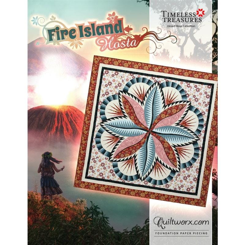 Judy Niemeyer Quiltworx - Fire Island Hosta Quilt Pattern JNQ134P