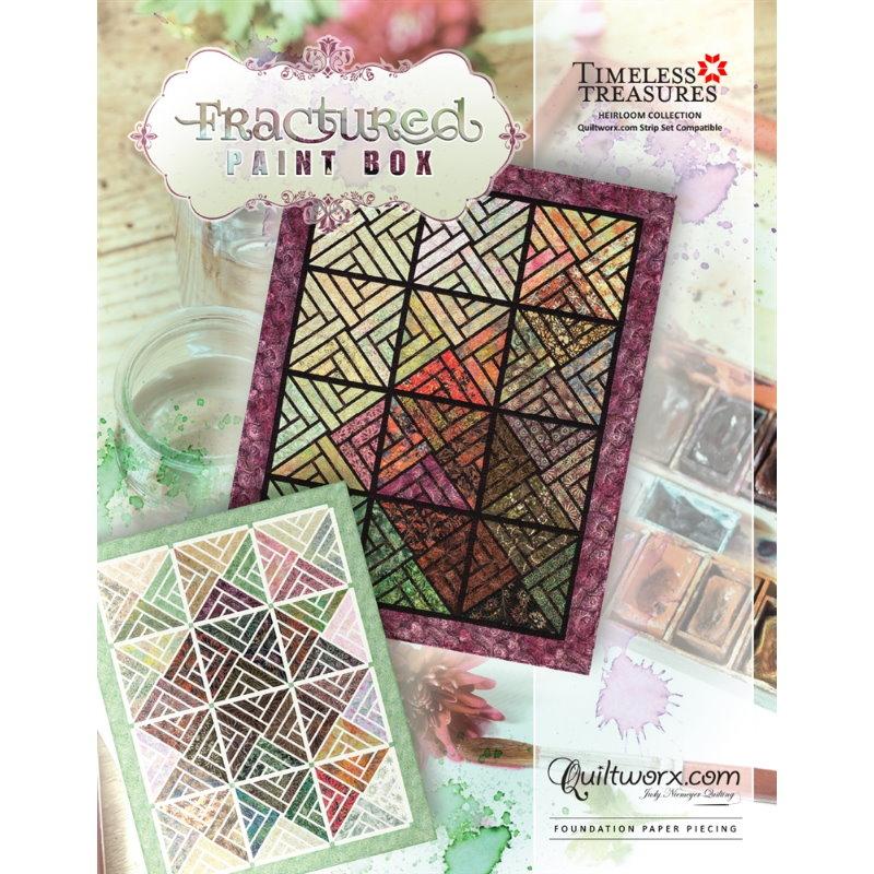 Judy Niemeyer Quiltworx - Fractured Paint Box Quilt Pattern JNQ129P