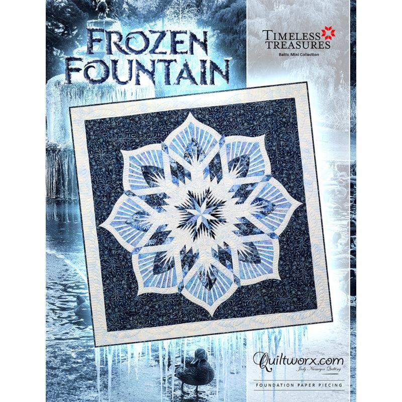 Judy Niemeyer Quiltworx - Frozen Fountain Quilt Pattern JNQ00242P2