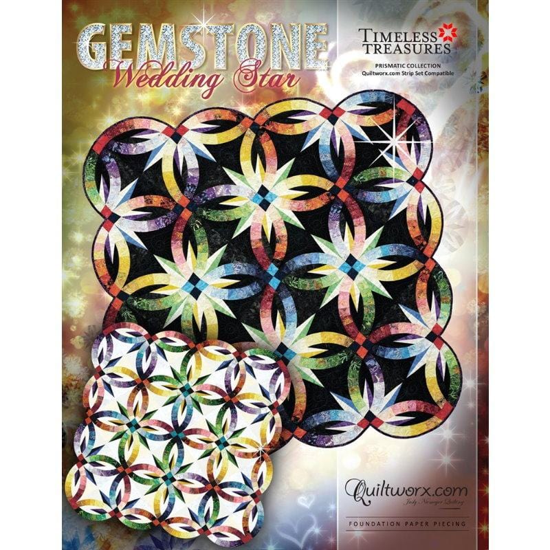 Judy Niemeyer Quiltworx - Gemstone Wedding Star Quilt Pattern JNQ172P
