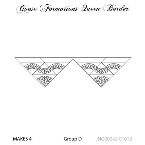 Judy Niemeyer Quiltworx - Goose Formations Queen Border JNQ00242D012