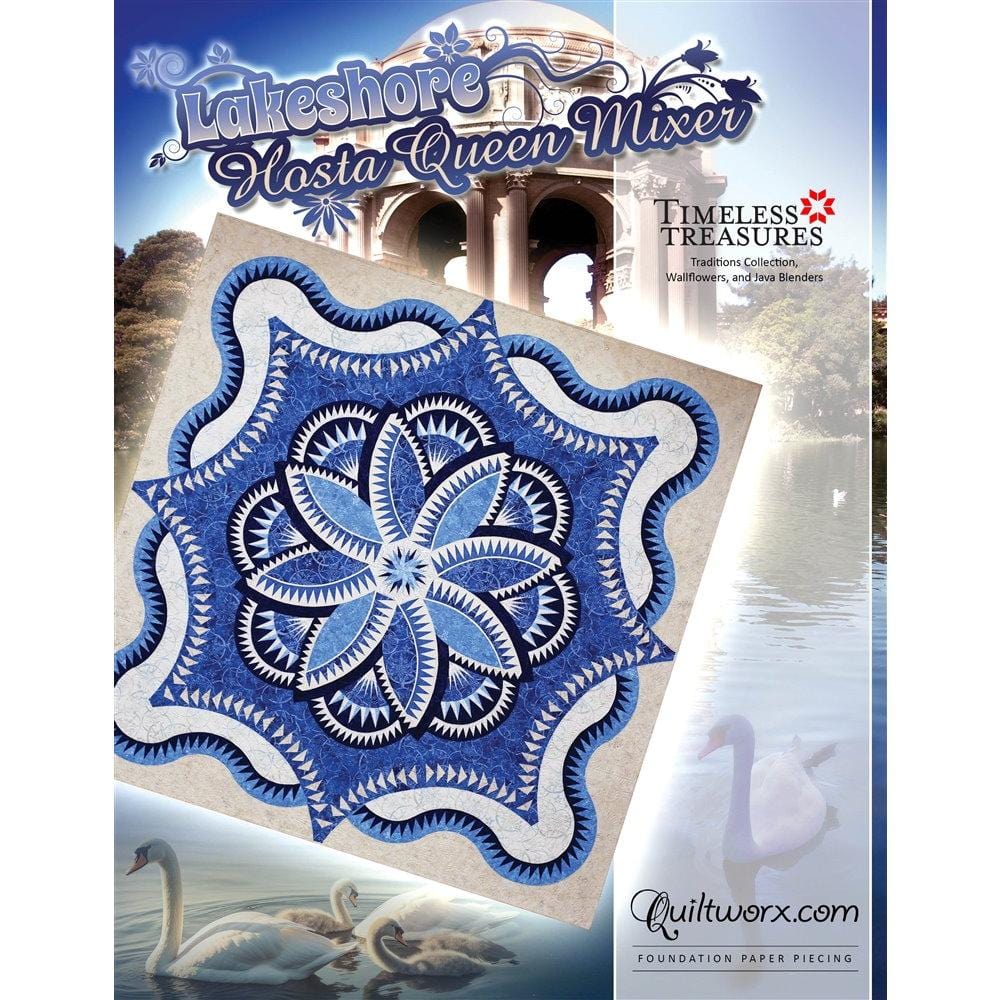 Judy Niemeyer Quiltworx - Lakeshore Hosta Queen Quilt Pattern JNQ138P4