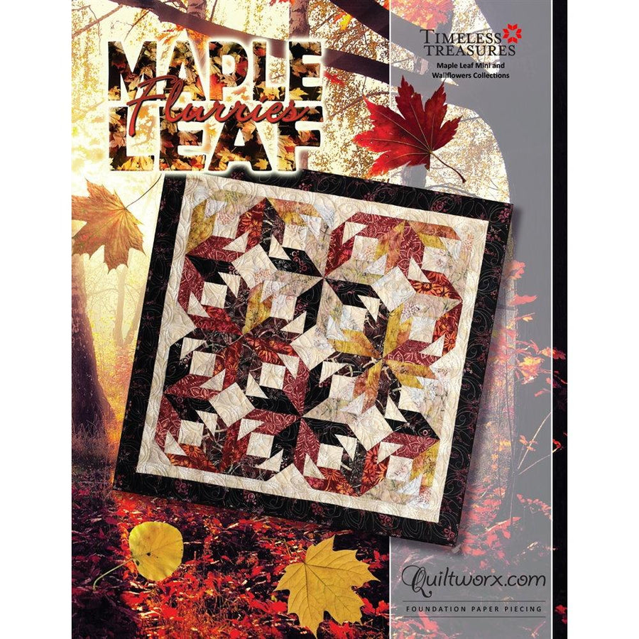 Judy Niemeyer Quiltworx - Maple Leaf Flurries Quilt Pattern JNQ189P