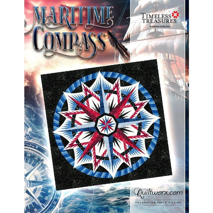 Judy Niemeyer Quiltworx - Maritime Compass Quilt Pattern JNQ00286P5-WSAS