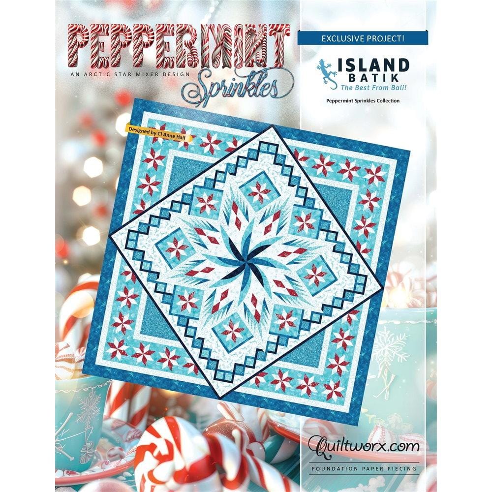 Judy Niemeyer Quiltworx - Peppermint Sprinkles Quilt Pattern JNQ00281P18