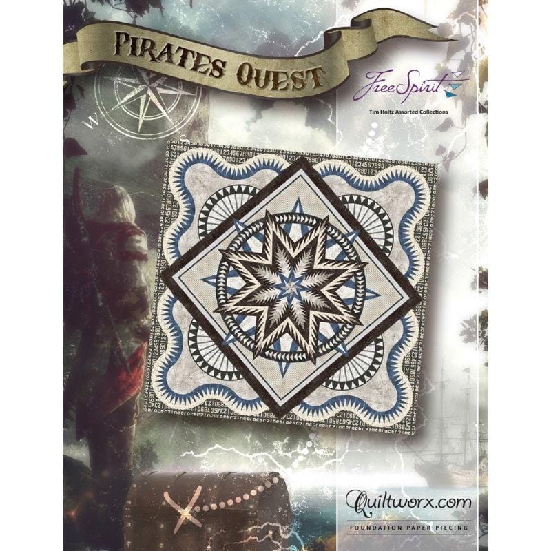 Judy Niemeyer Quiltworx - Pirates Quest Quilt Pattern JNQ00273P16