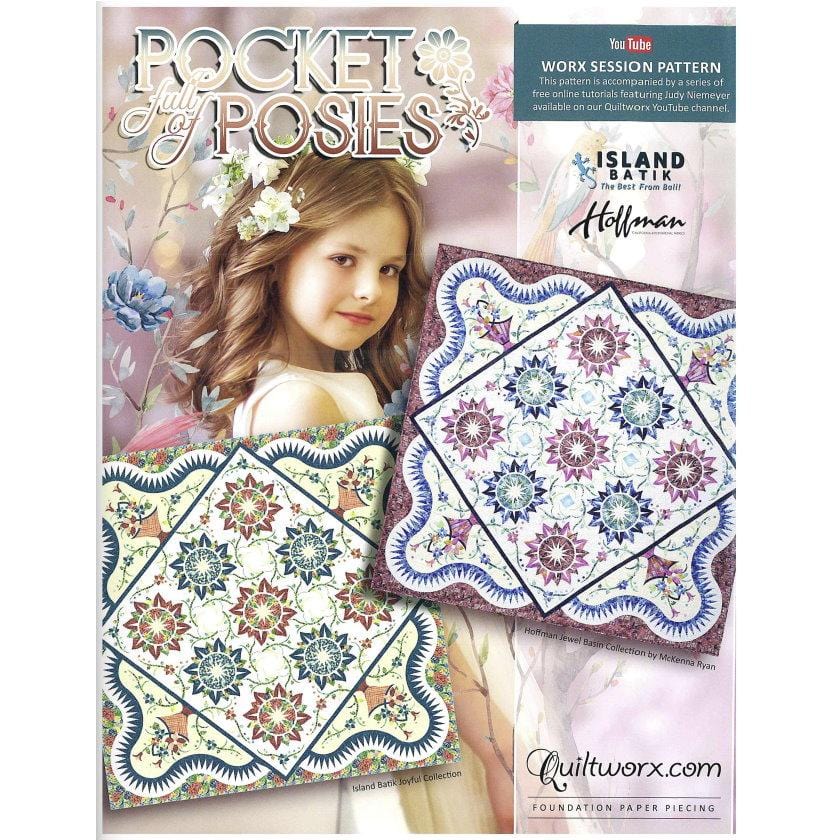 Judy Niemeyer Quiltworx - Pocket full of Posies Quilt Pattern JNQ00275P14
