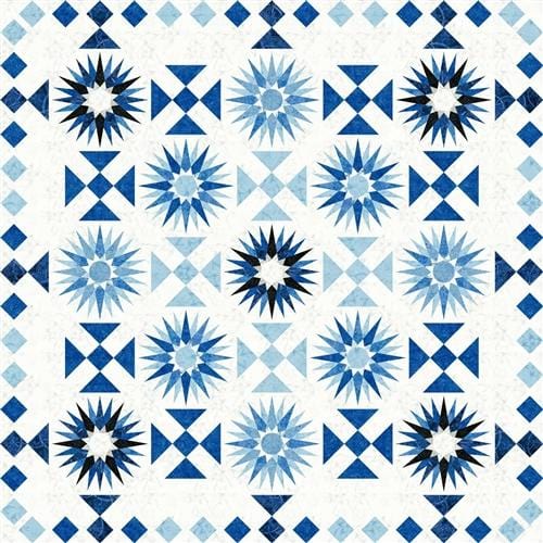 Judy Niemeyer Quiltworx - Polar Compass Pattern JNQ00240P2-WSAS