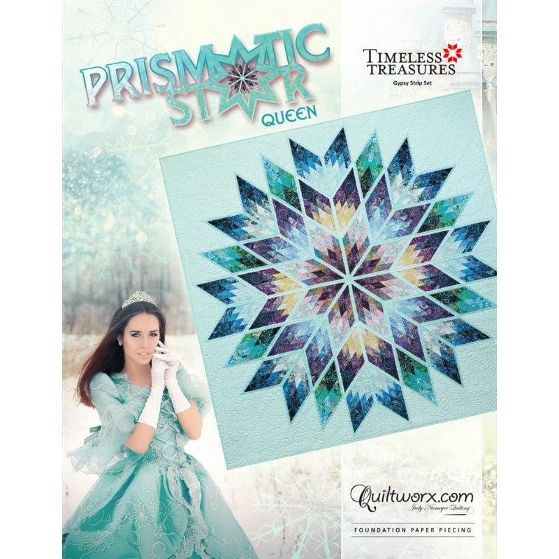Judy Niemeyer Quiltworx - Prismatic Star Queen Quilt Pattern JNQ00252P1