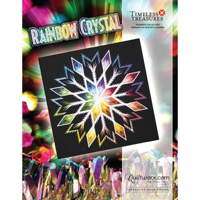Judy Niemeyer Quiltworx - Rainbow Crystal Quilt Pattern JNQ00252P8