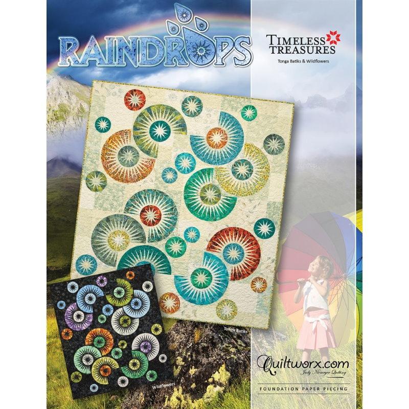 Judy Niemeyer Quiltworx - Raindrops Quilt Pattern JNQ46P