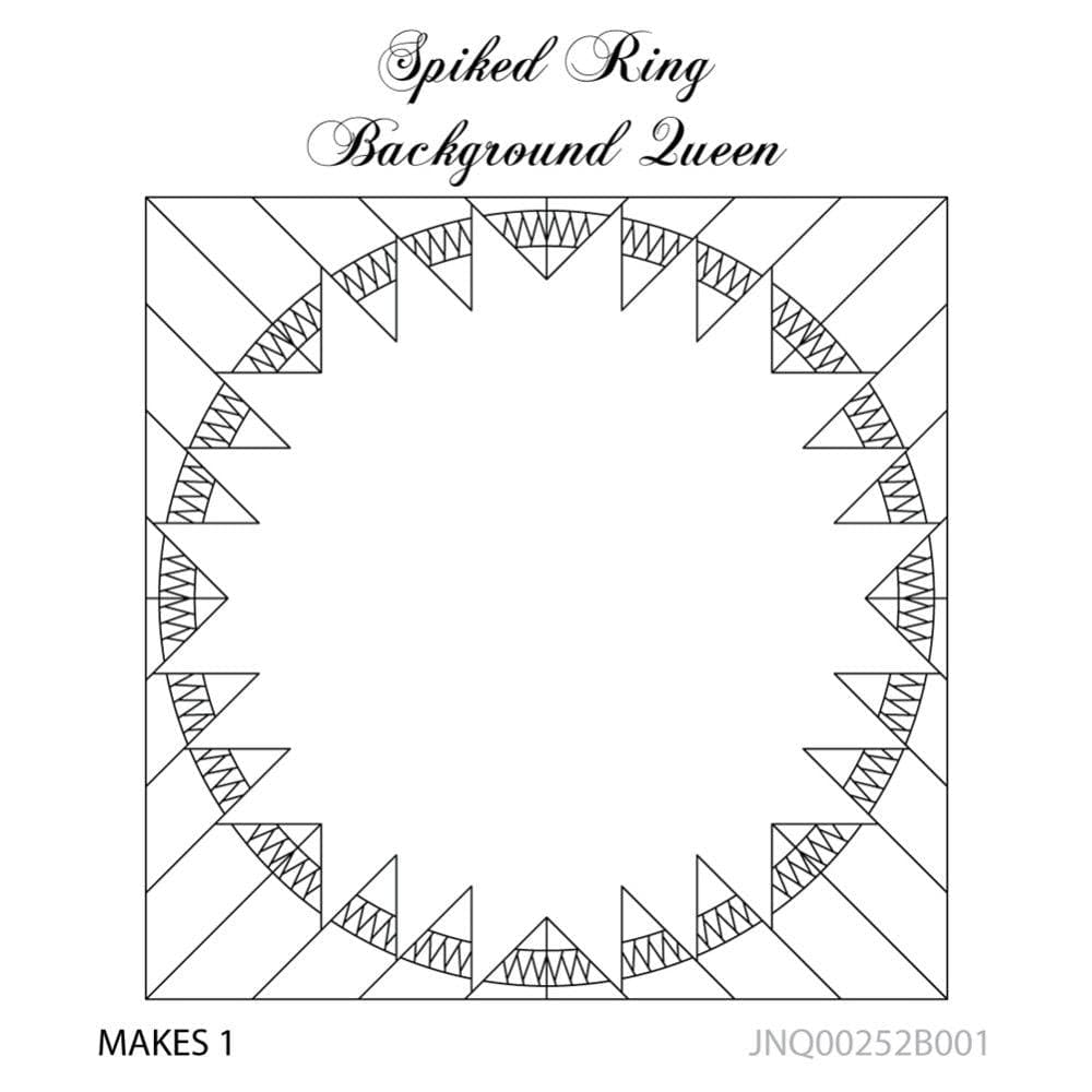 Judy Niemeyer Quiltworx - Spike Ring Background Queen JNQ00252B001