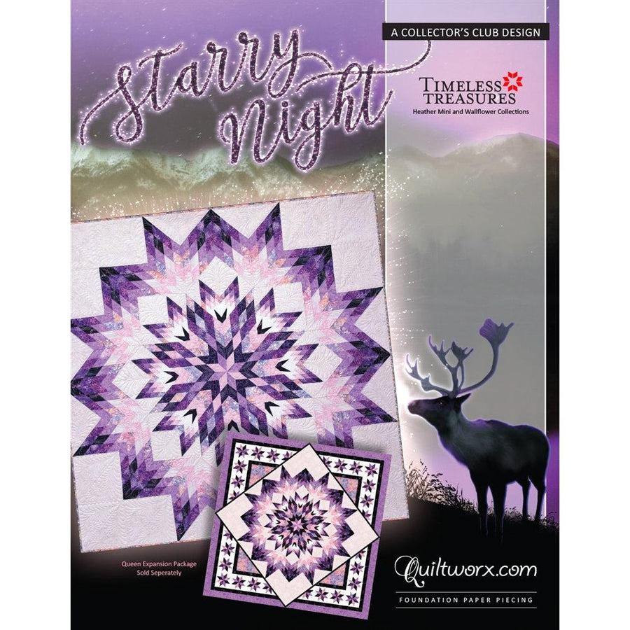 Judy Niemeyer Quiltworx - Starry Night Quilt Pattern JNQ180P2