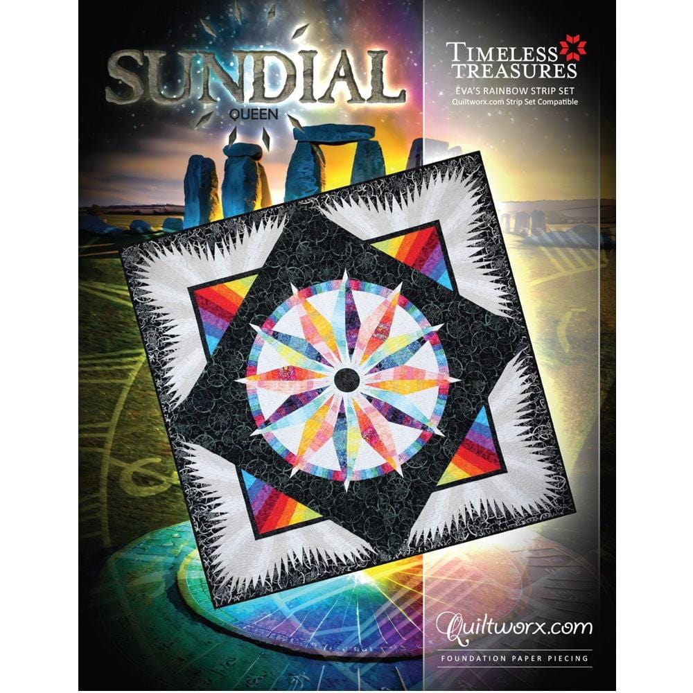 Judy Niemeyer Quiltworx - Sundial Queen Quilt Pattern JNQ00267P2