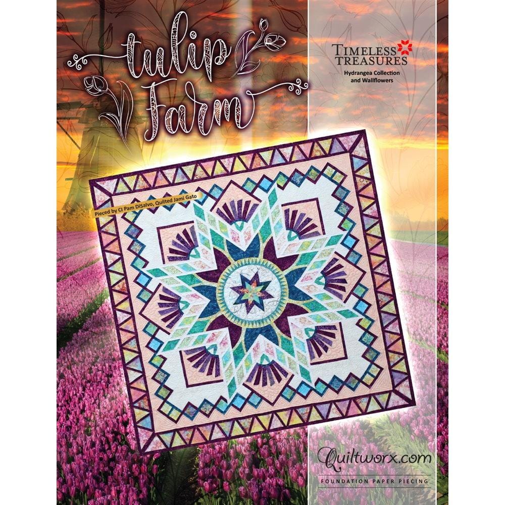 Judy Niemeyer Quiltworx - Tulip Farm Quilt Pattern JNQ00281P8
