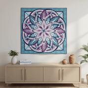 Jungle Magnolia Fabric Only Quilt Kit - Island Batiks Wall Size JNQ00289K3