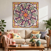 Jungle Magnolia Fabric Only Quilt Kit - Tula Pink Untamed Wall Size JNQ00289K1