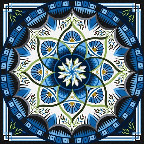Queen of Arcadia Blue Kit - Fabric Only JNQ00293K4