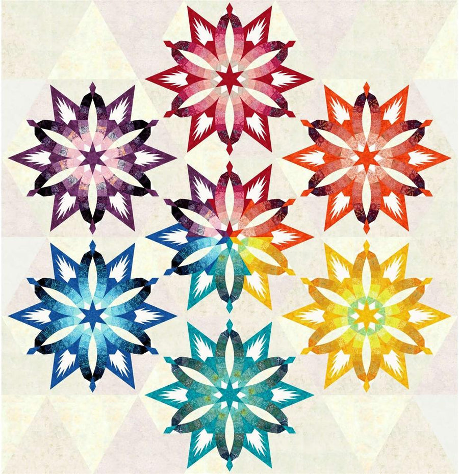 Quiltworx - Diamond Wedding Star Quilt Kit JNQ00238K1