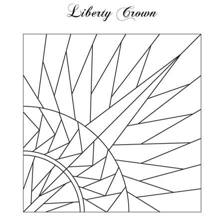 Quiltworx - Liberty Crown Piecing Papers JNQ16X16006