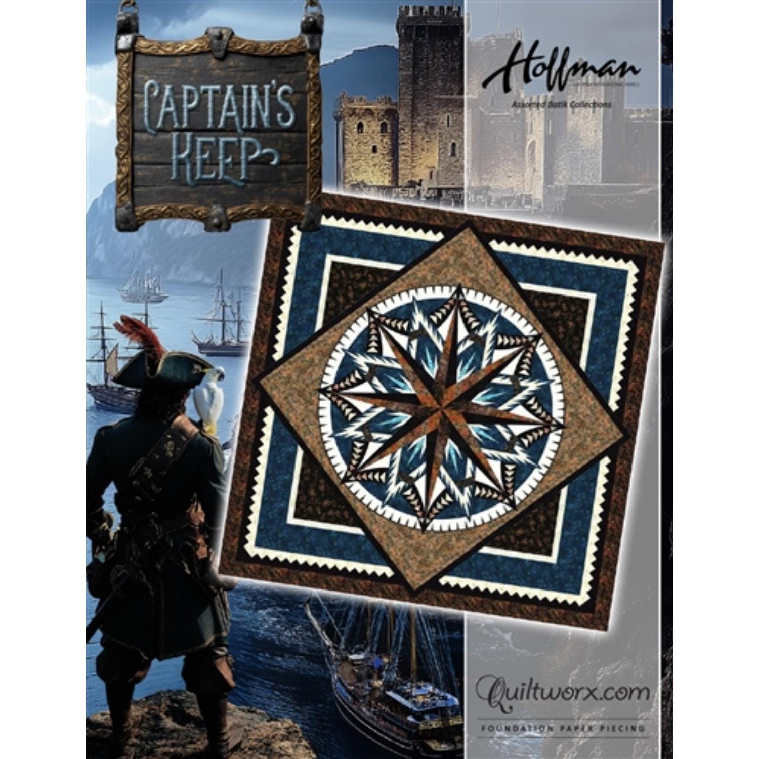 Quiltworx Pattern - The Captain's Keep JNQ00286P12-WSAS