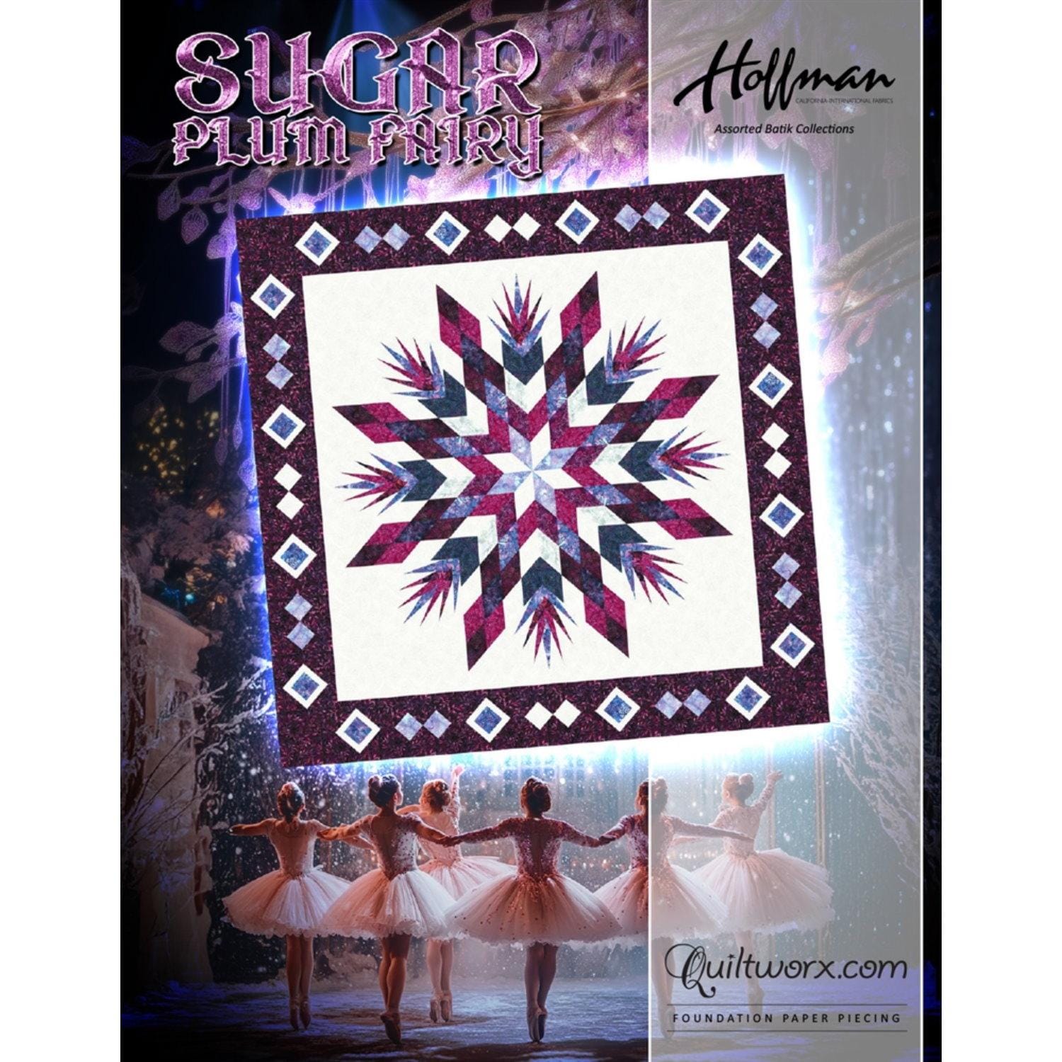 Quiltworx Quilt Pattern - Sugar Plum Fairy JNQ00222P18-WSAS