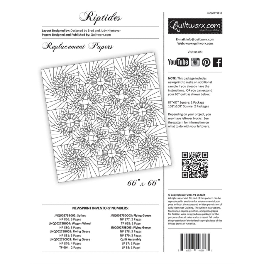 Riptides Replacemnet Papers - Judy Niemeyer JNQ00275R13-WS
