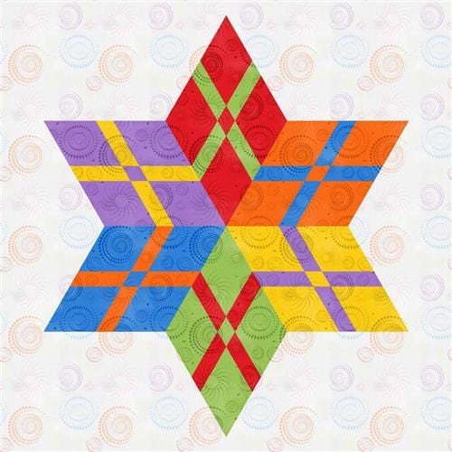 Woven Ribbon Star Quilt Kit JNQ00251K1