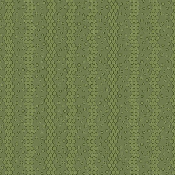 Honeycomb Stripe - Honeycomb Hollow R792128D-GREEN