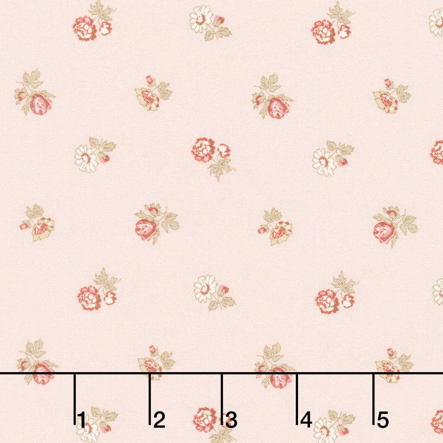 Love Letters Cotton Fabric - Tossed Floral Pink (Marcus Fabrics) R521849D-PINK