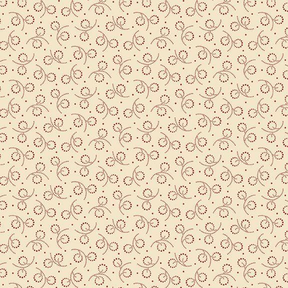 Arabella - Dotted Circles Cream R101518D-CREAM