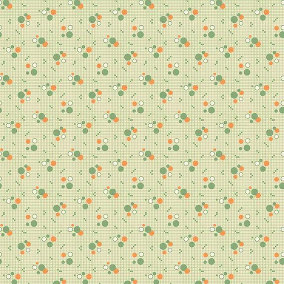 Aunt Grace Calicos - Dots Green R350680-GREEN