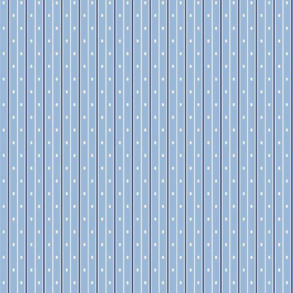 Aunt Grace Garden Variety - Pin Stripe Dot Blue R351030D-BLUE