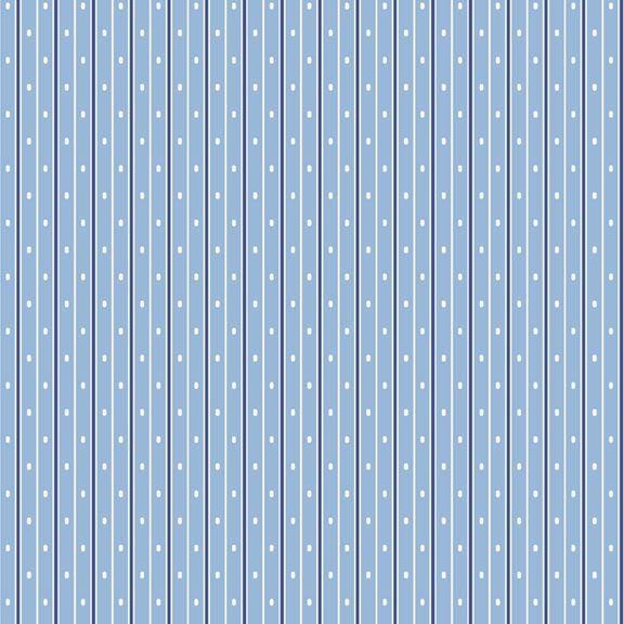 Aunt Grace Garden Variety - Pin Stripe Dot Blue R351030D-BLUE