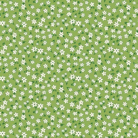 Aunt Grace Garden Variety - Star Flower Green R351028D-GREEN