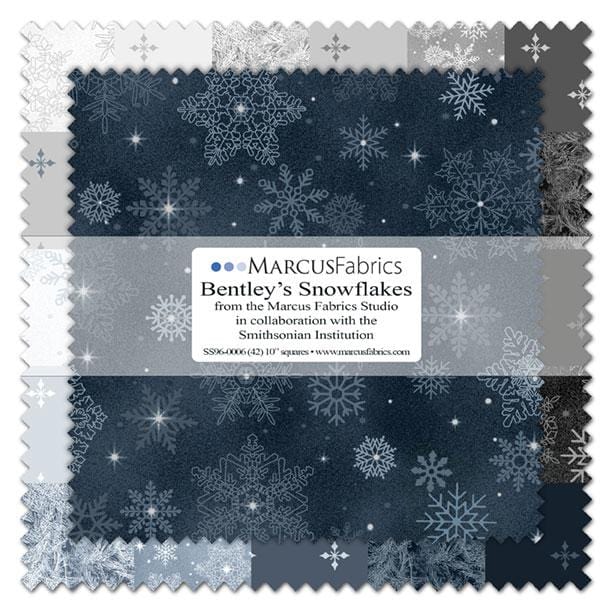 Bentley's Snowflakes - 10" x 10" Squares 42pcs SS96